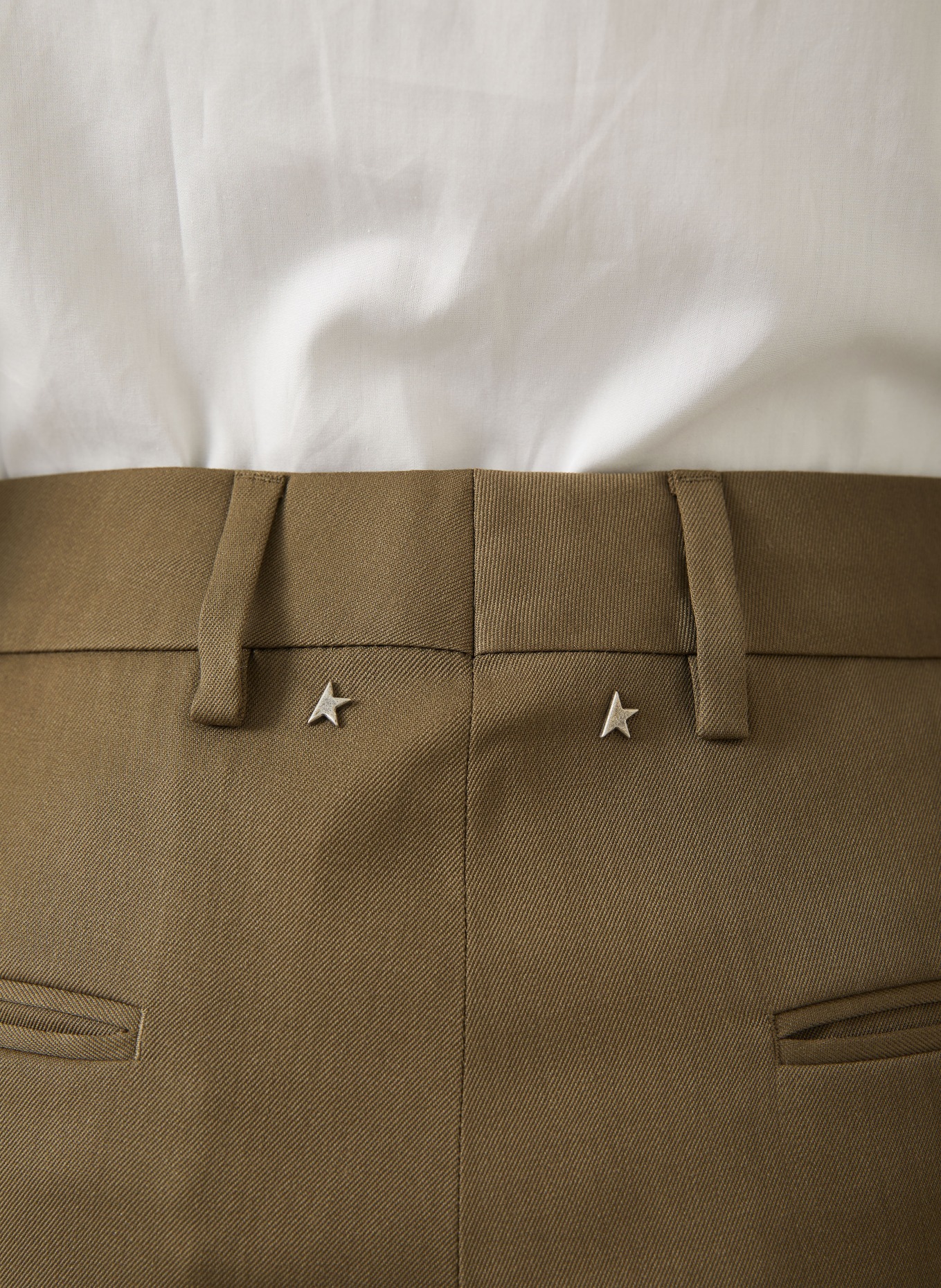 GOLDEN GOOSE Short JOURNEY: GROEN