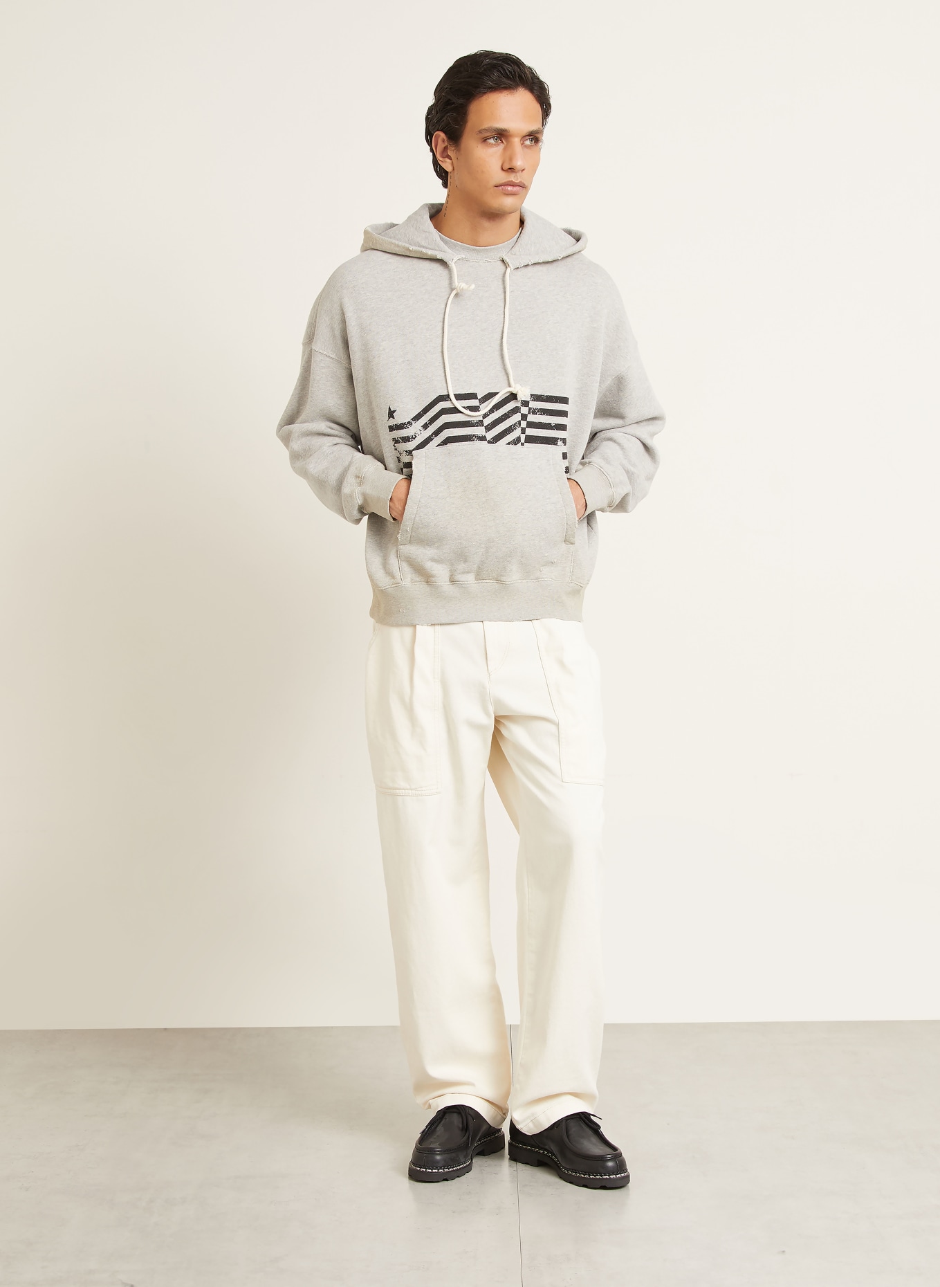 GOLDEN GOOSE Hoodie JOURNEY: GRIJS