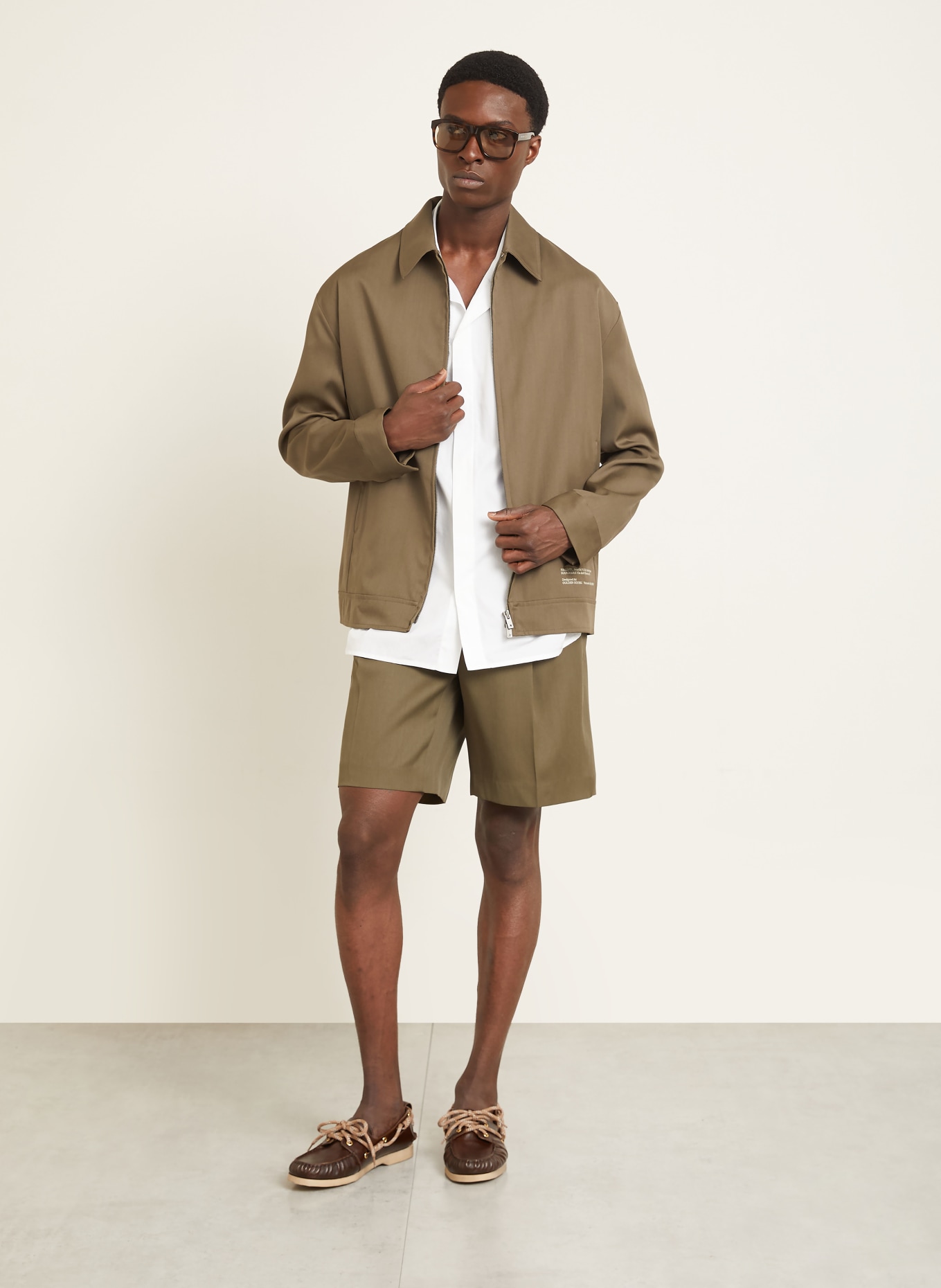 GOLDEN GOOSE Overjacket JOURNEY: OLIV