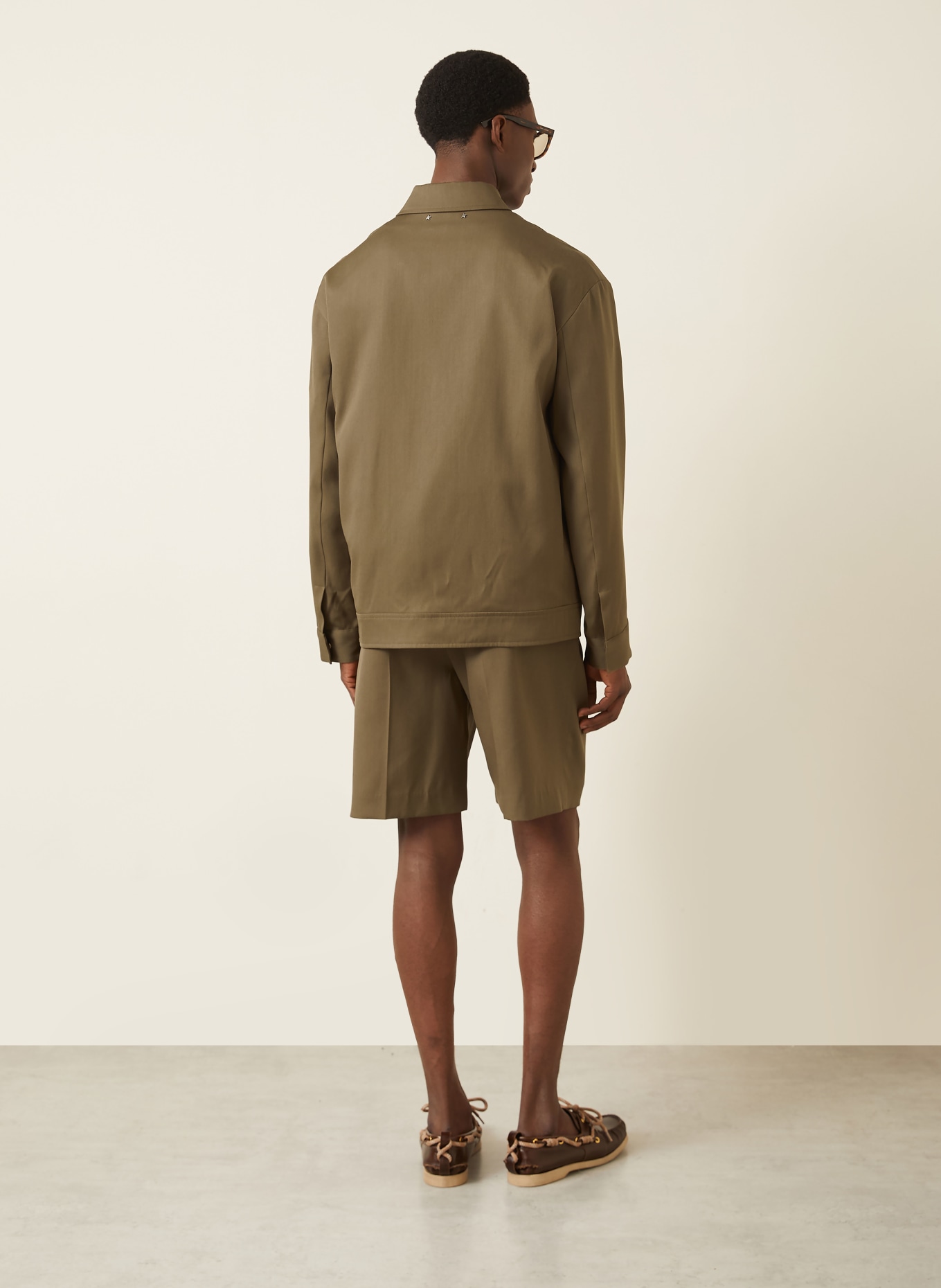 GOLDEN GOOSE Overjacket JOURNEY: OLIV