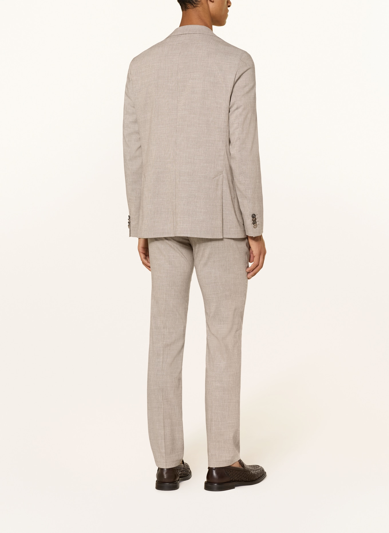 DIGEL Sakko Modern Fit mit Leinen: 72 BEIGE