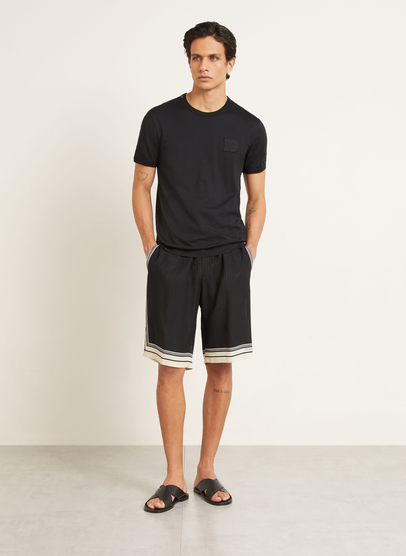 DOLCE & GABBANA T-shirt: ZWART