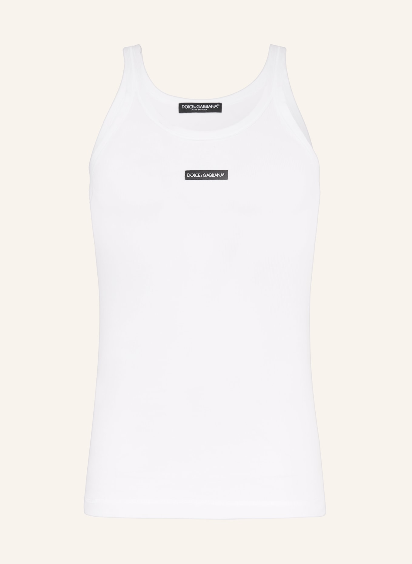 DOLCE & GABBANA Tanktop: WIT