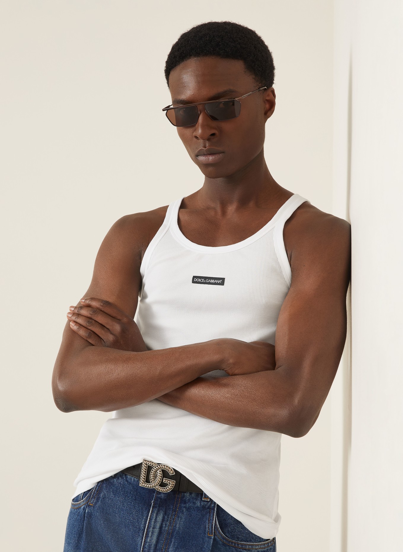 DOLCE & GABBANA Tanktop: WIT