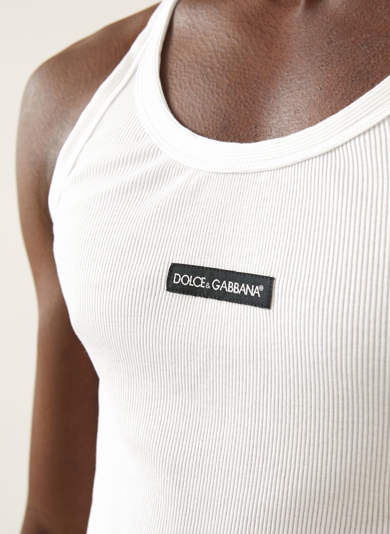 DOLCE & GABBANA Tanktop: WIT