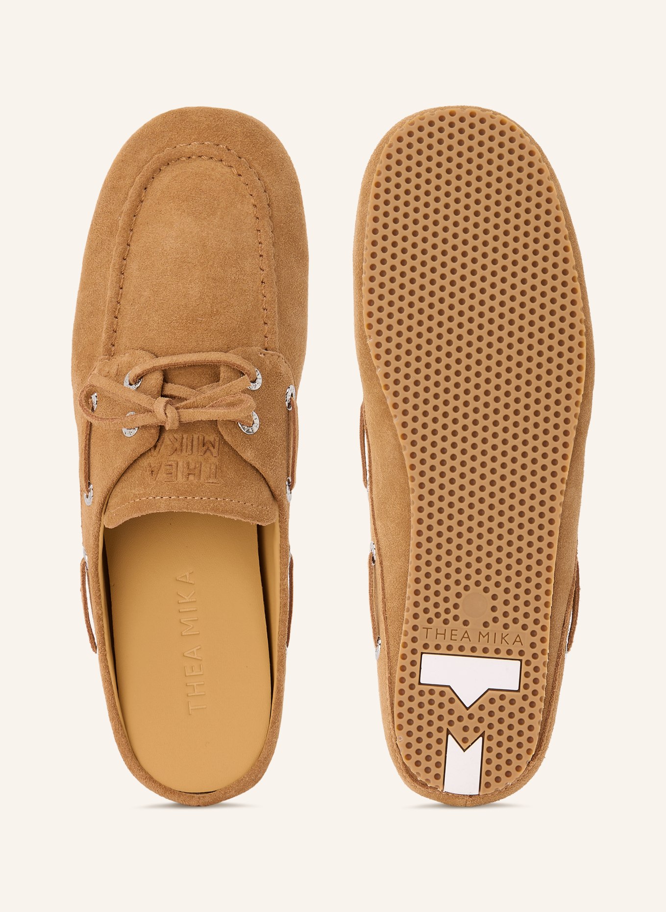 THEA MIKA SACHI Mules: CAMEL