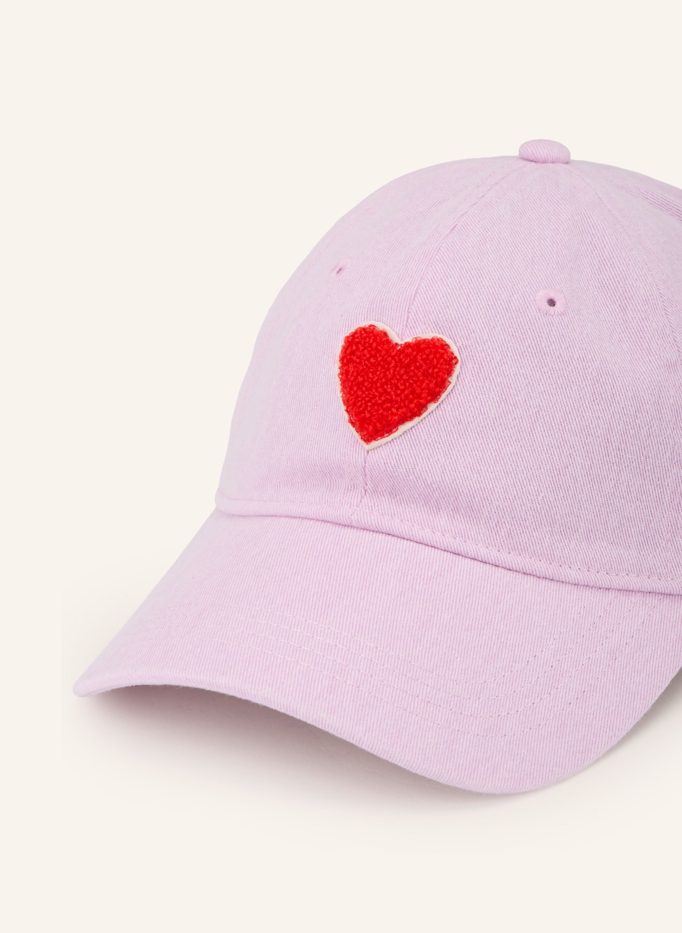 UNIO Cap KOBE HEART: HELLLILA / ROT