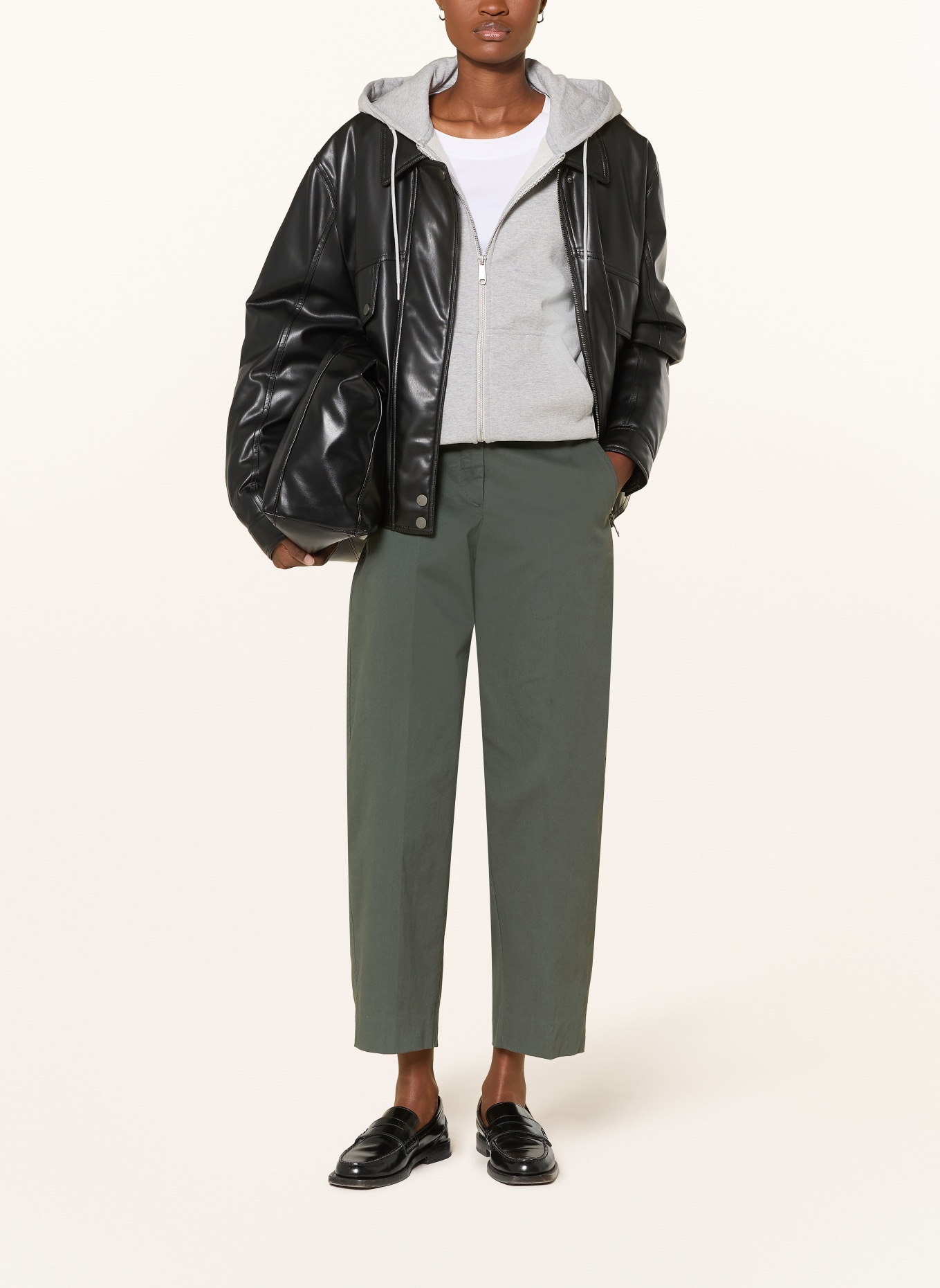 ARMEDANGELS Broek BARREL: GROEN