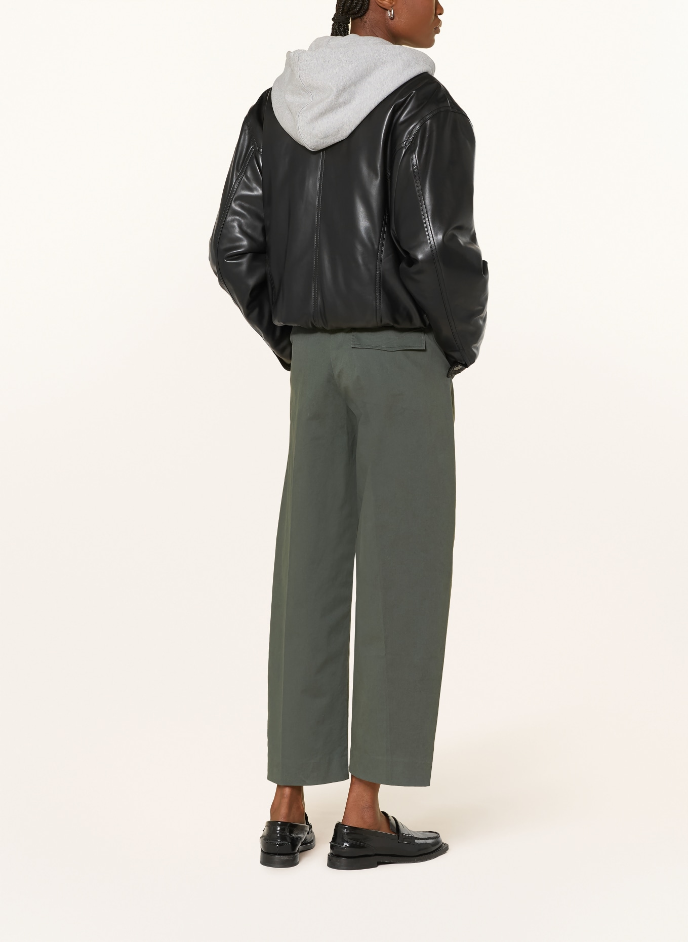 ARMEDANGELS Broek BARREL: GROEN