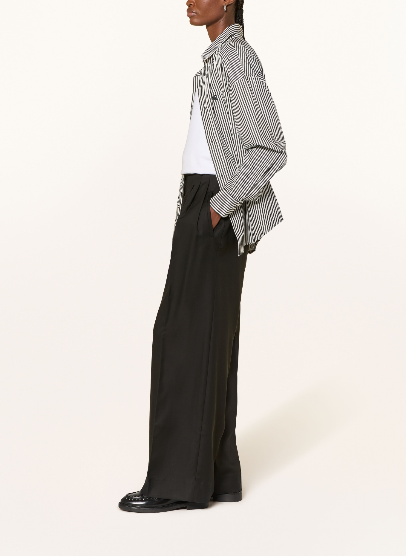 ARMEDANGELS Marlenehose KAAYUA: SCHWARZ