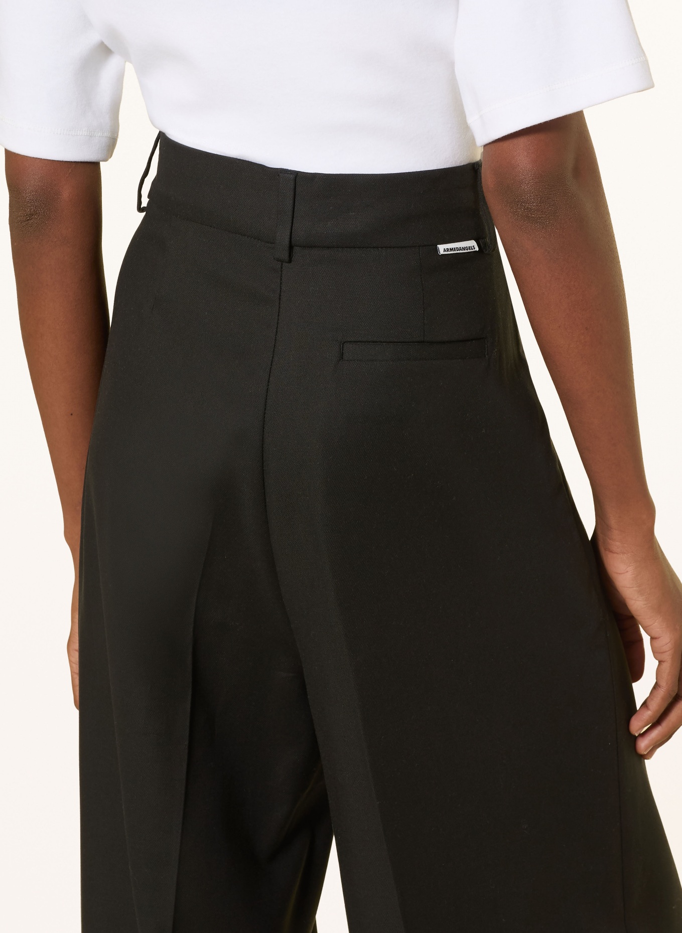ARMEDANGELS Marlenehose KAAYUA: SCHWARZ