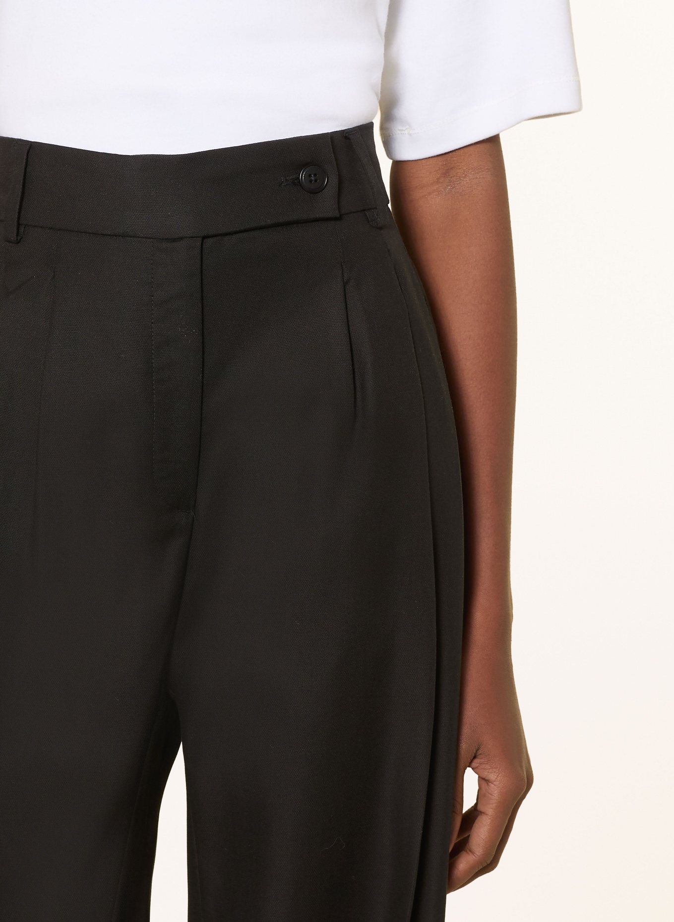 ARMEDANGELS Marlenehose KAAYUA: SCHWARZ