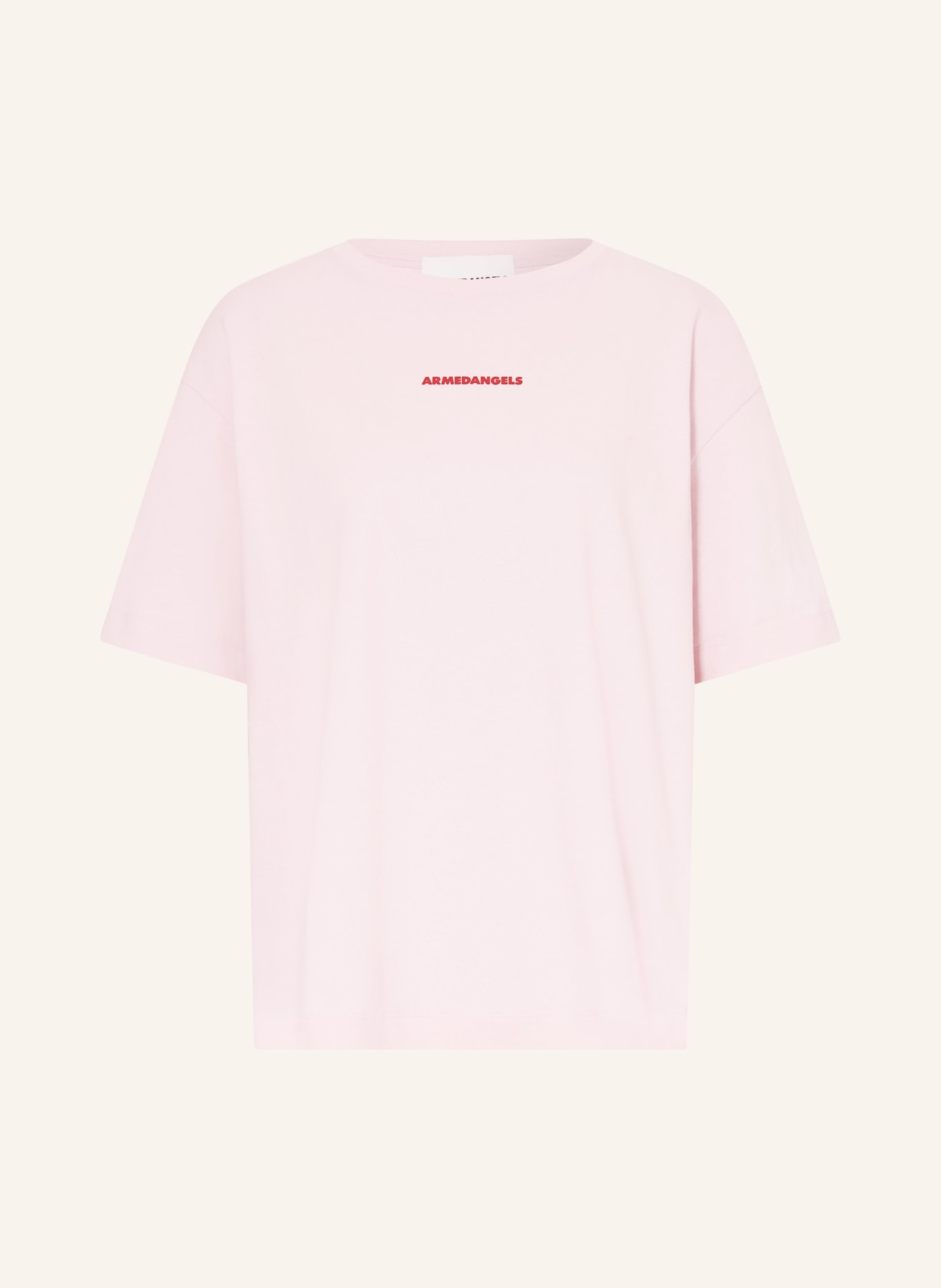 ARMEDANGELS T-shirt GIANNAA CHAANGE: ROZE / ROOD