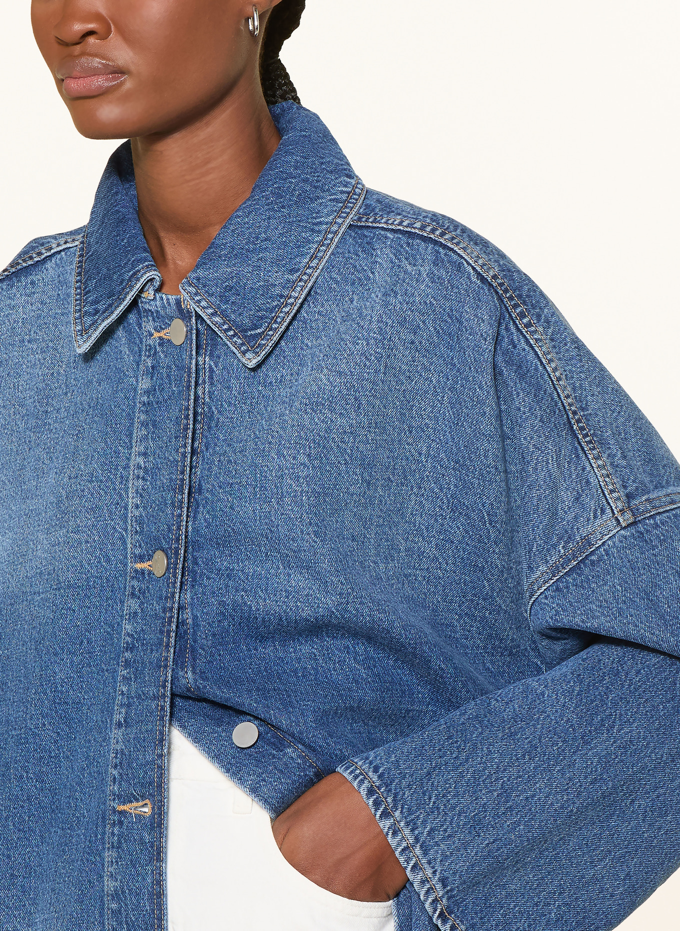 ARMEDANGELS DRAAPY denim jacket: 3494 fade