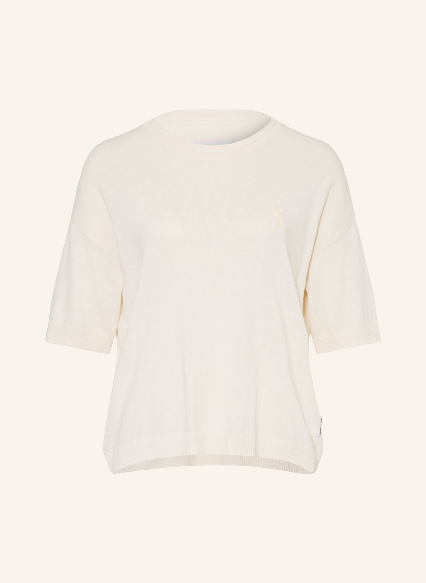 ARMEDANGELS Pullover mit Leinen und 3/4-Arm: CREME