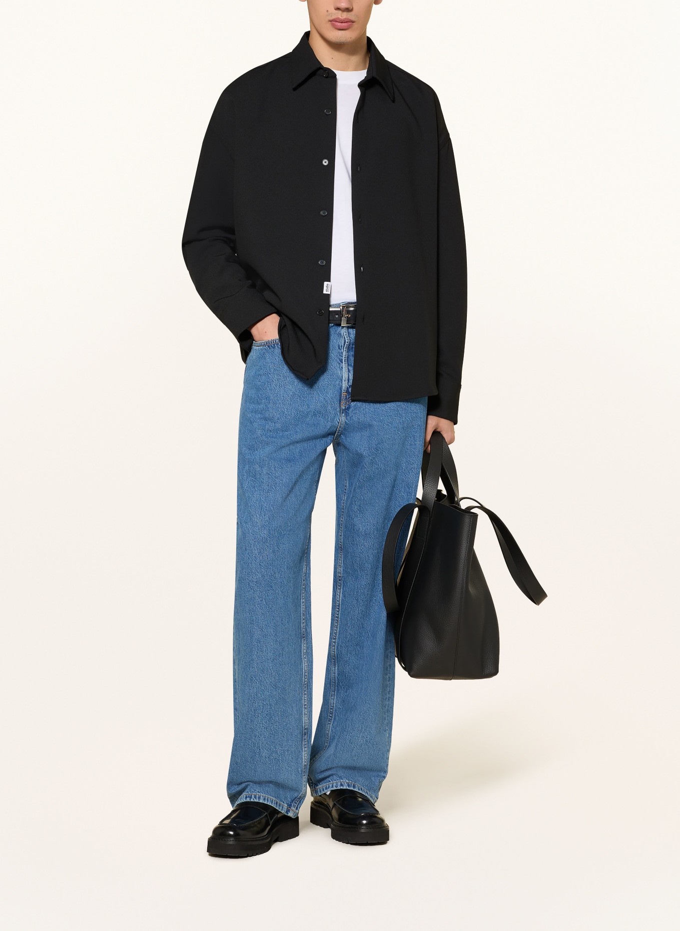 COS Relaxed fit jeans: 009 BLUE