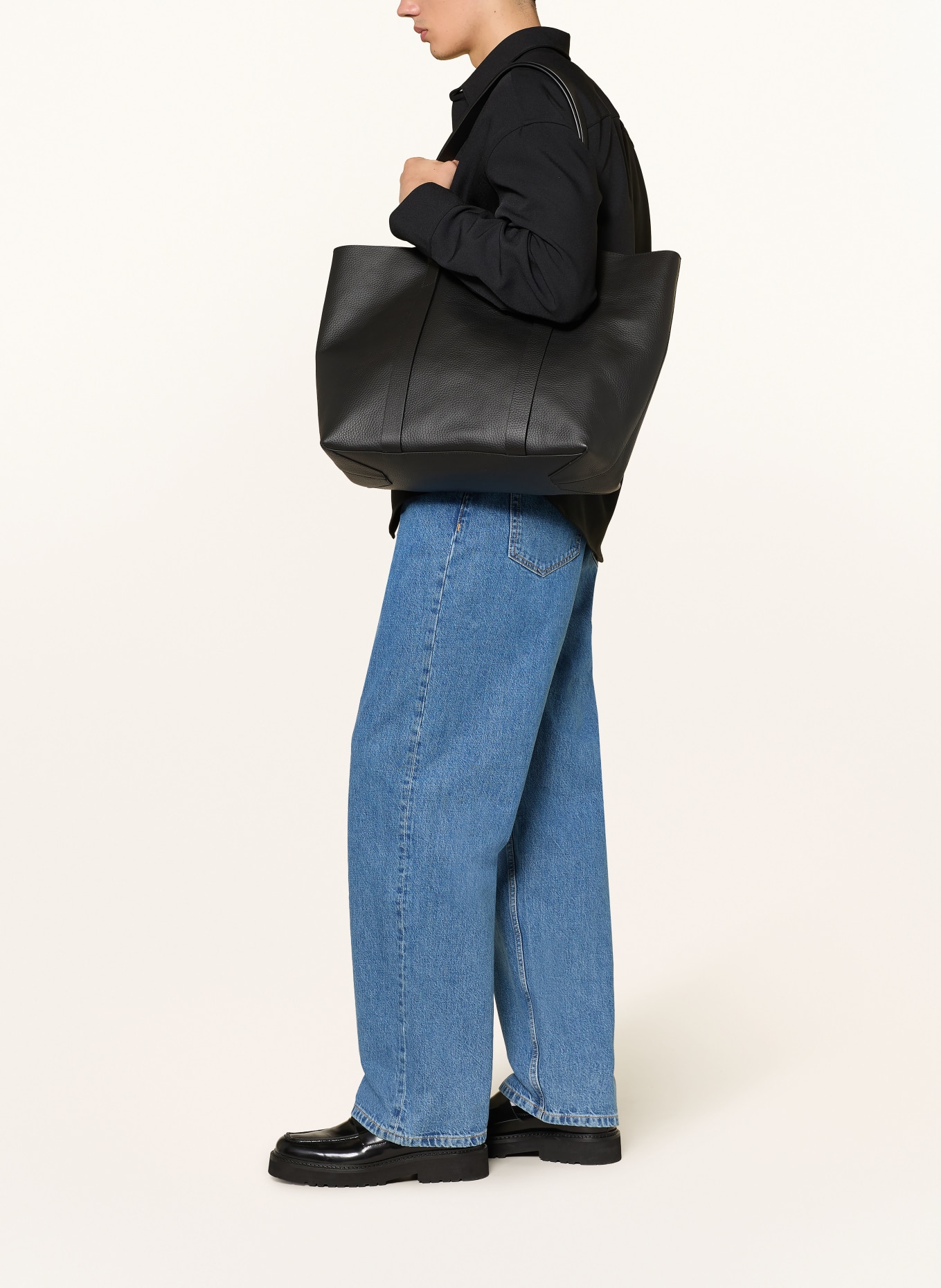 COS Relaxed fit jeans: 009 BLUE