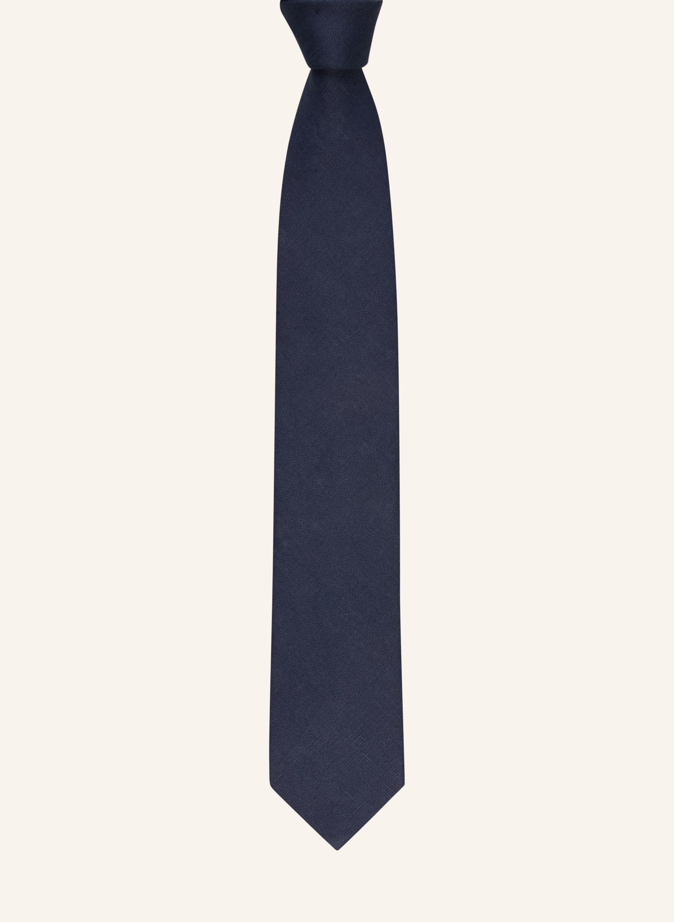 Blick ALBERT Linen Tie: DARK BLUE