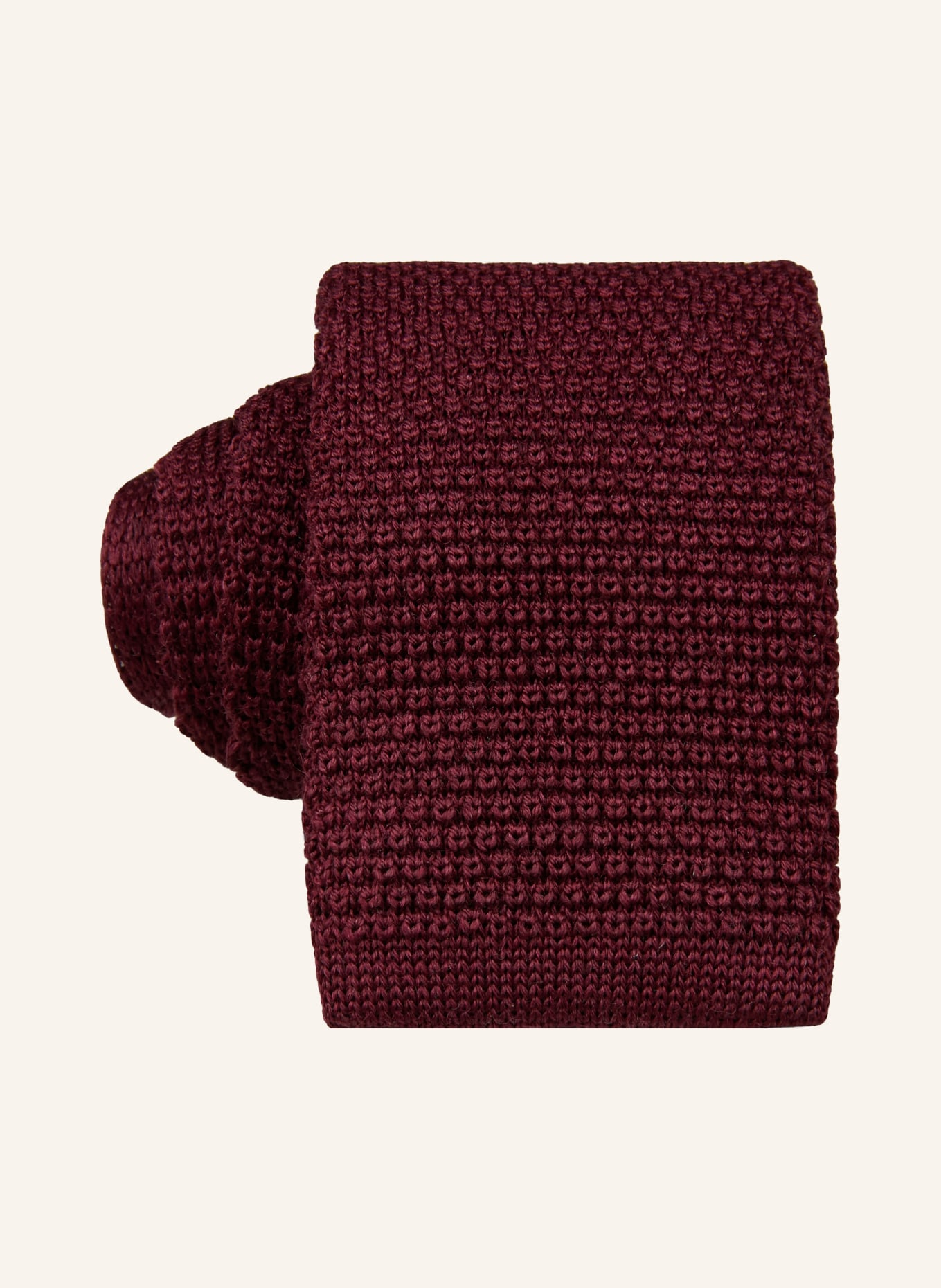 Blick Strick-Krawatte HANSEAT: DUNKELROT