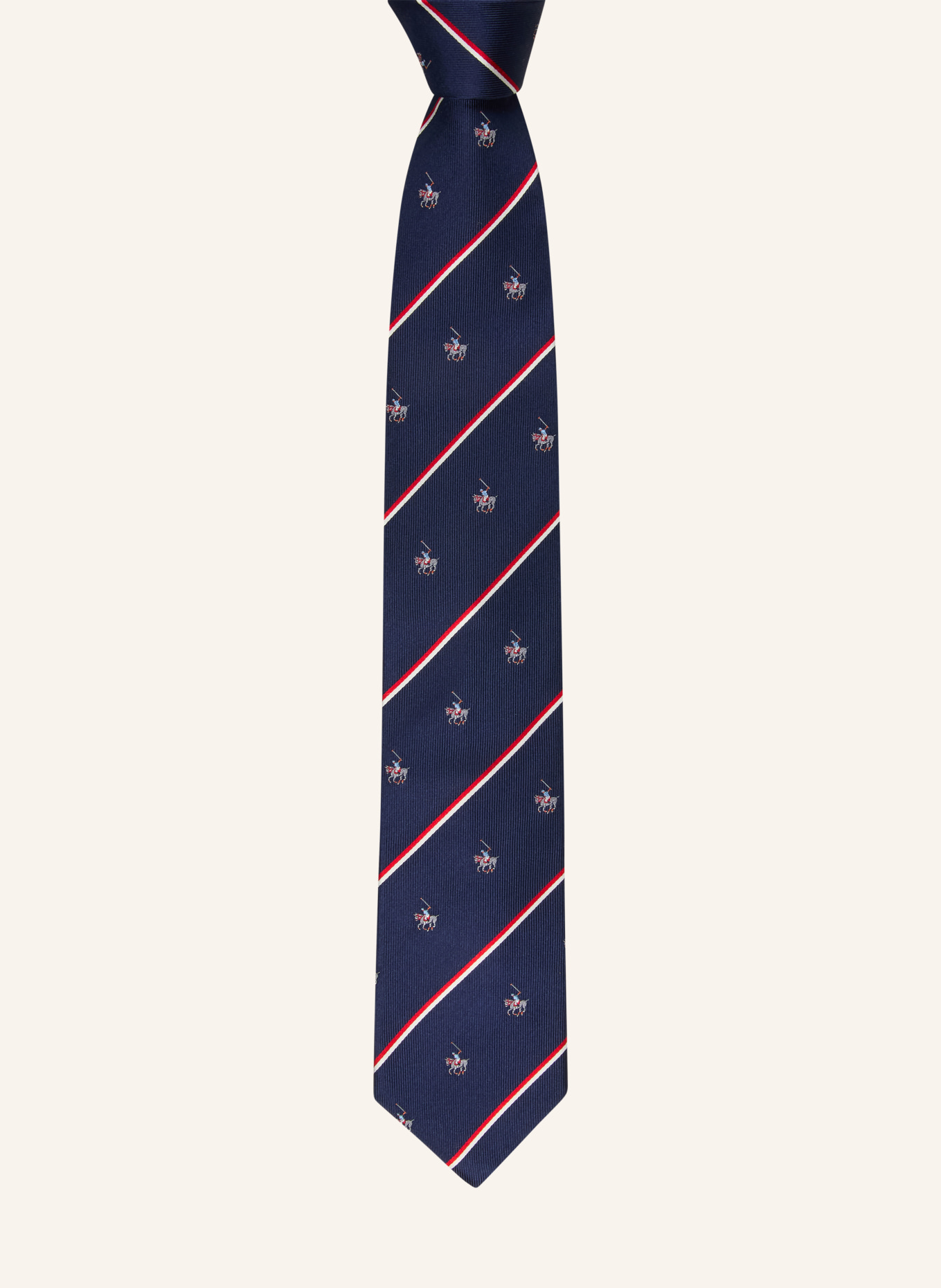 Blick ALBERT Tie: DARK BLUE / RED / WHITE