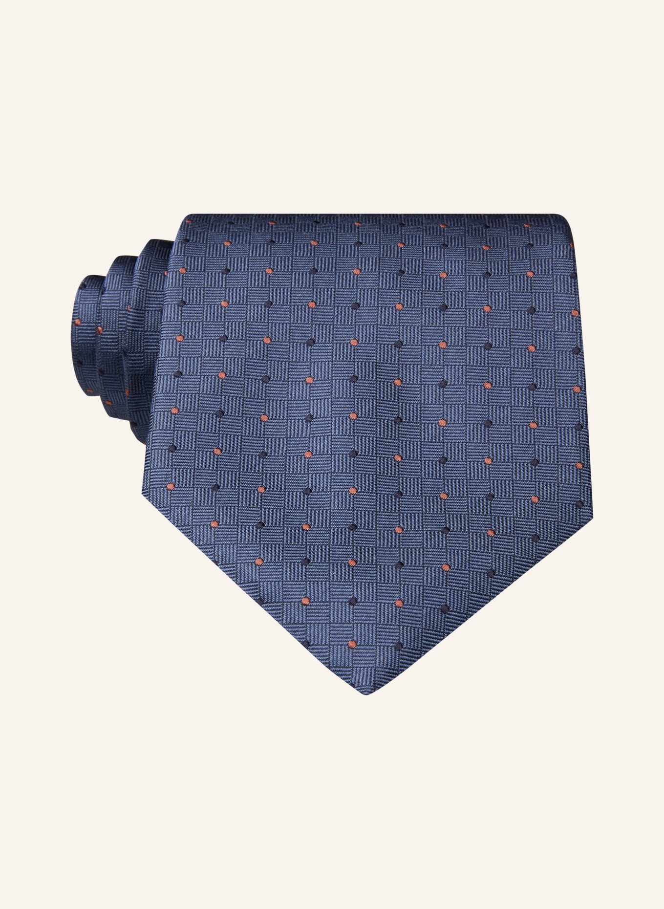 Blick Cravate EIGHTY: BLEU FONCÉ / MARRON / NOIR