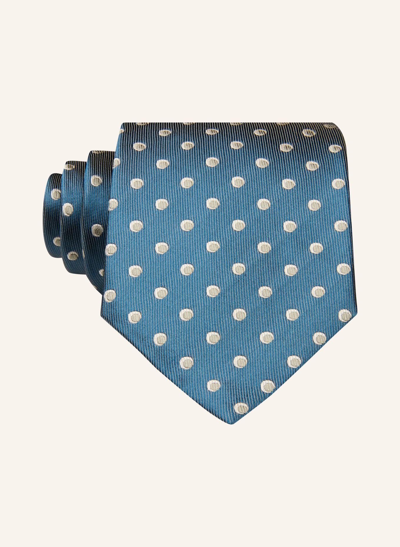 Blick ALBERT Tie: TEAL / CREAM / OLIVE