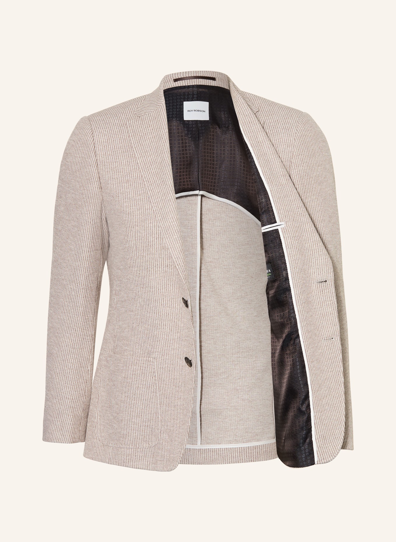 ROY ROBSON Sakko Slim Fit: CREME / TAUPE