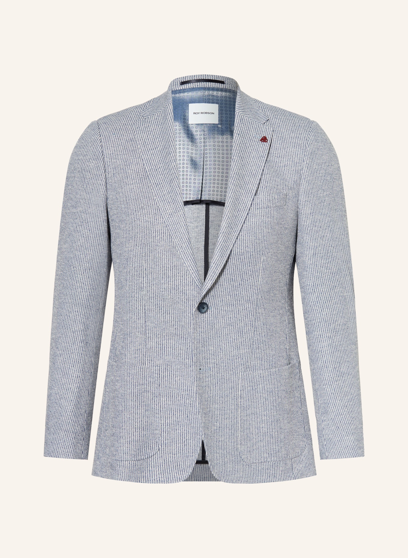 ROY ROBSON Sakko Slim Fit: BLAU / WEISS