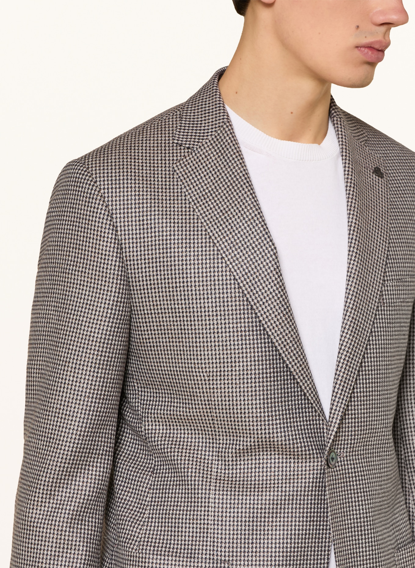 ROY ROBSON Marynarka o regularnym kroju z jedwabiem: KREMOWY / KHAKI / GRANATOWY