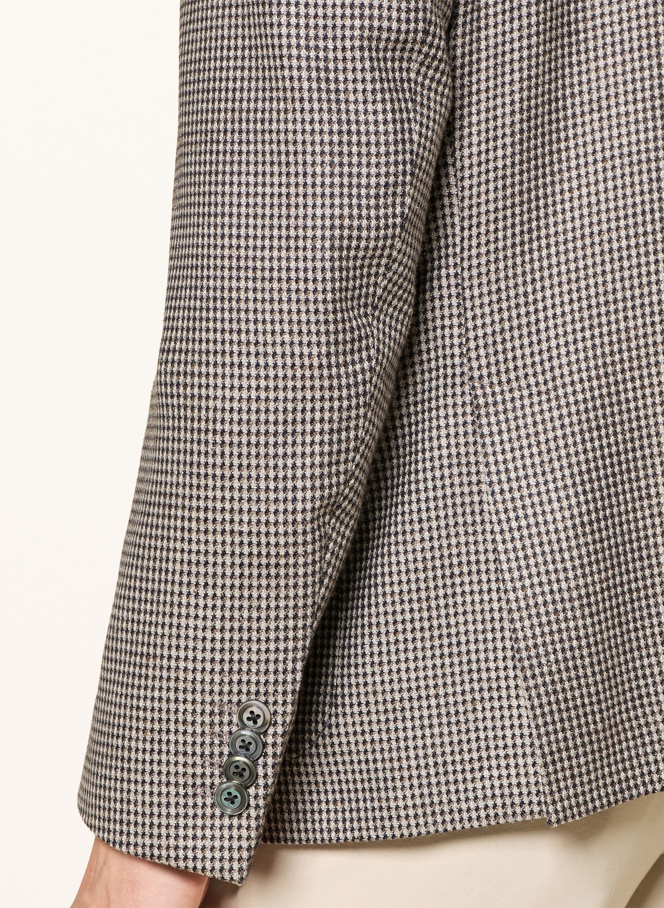 ROY ROBSON Marynarka o regularnym kroju z jedwabiem: KREMOWY / KHAKI / GRANATOWY