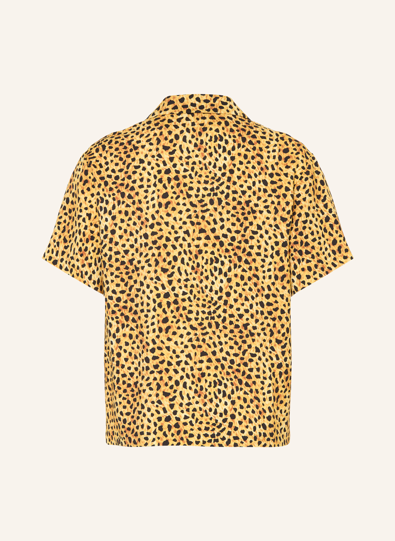 VERSACE chemisier: JAUNE / MARRON / NOIR