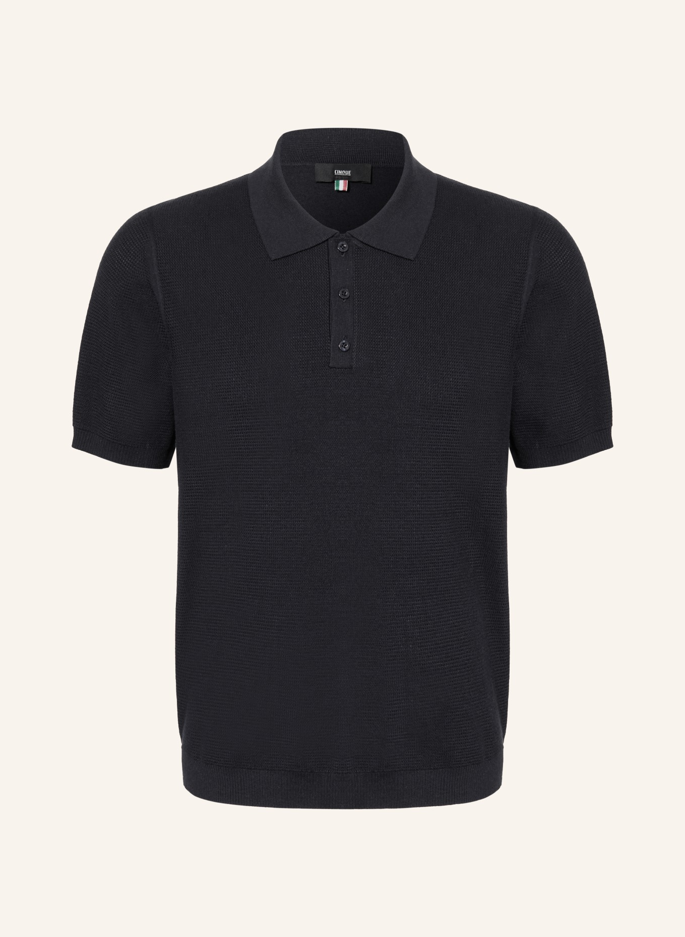 CINQUE Strick-Poloshirt CIFLAV: DUNKELBLAU