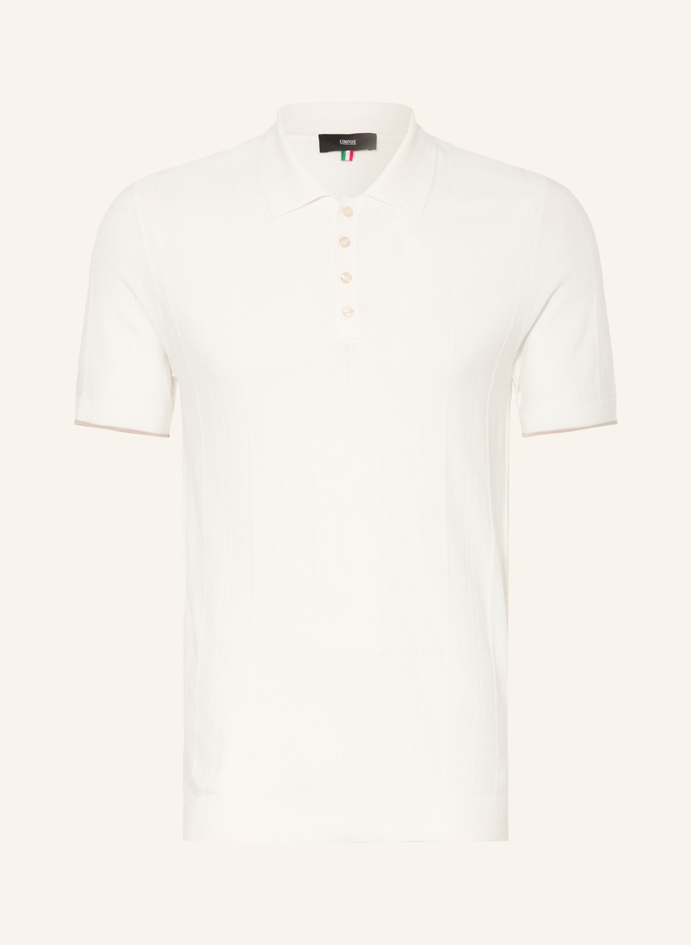 CINQUE Polo en maille CIGIO: BLANC