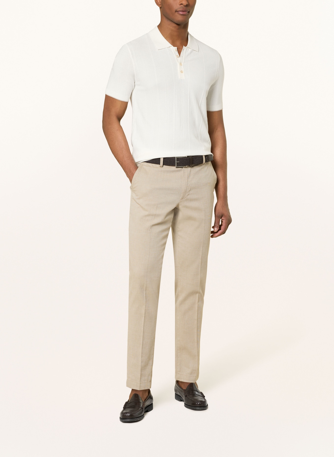 CINQUE Polo en maille CIGIO: BLANC