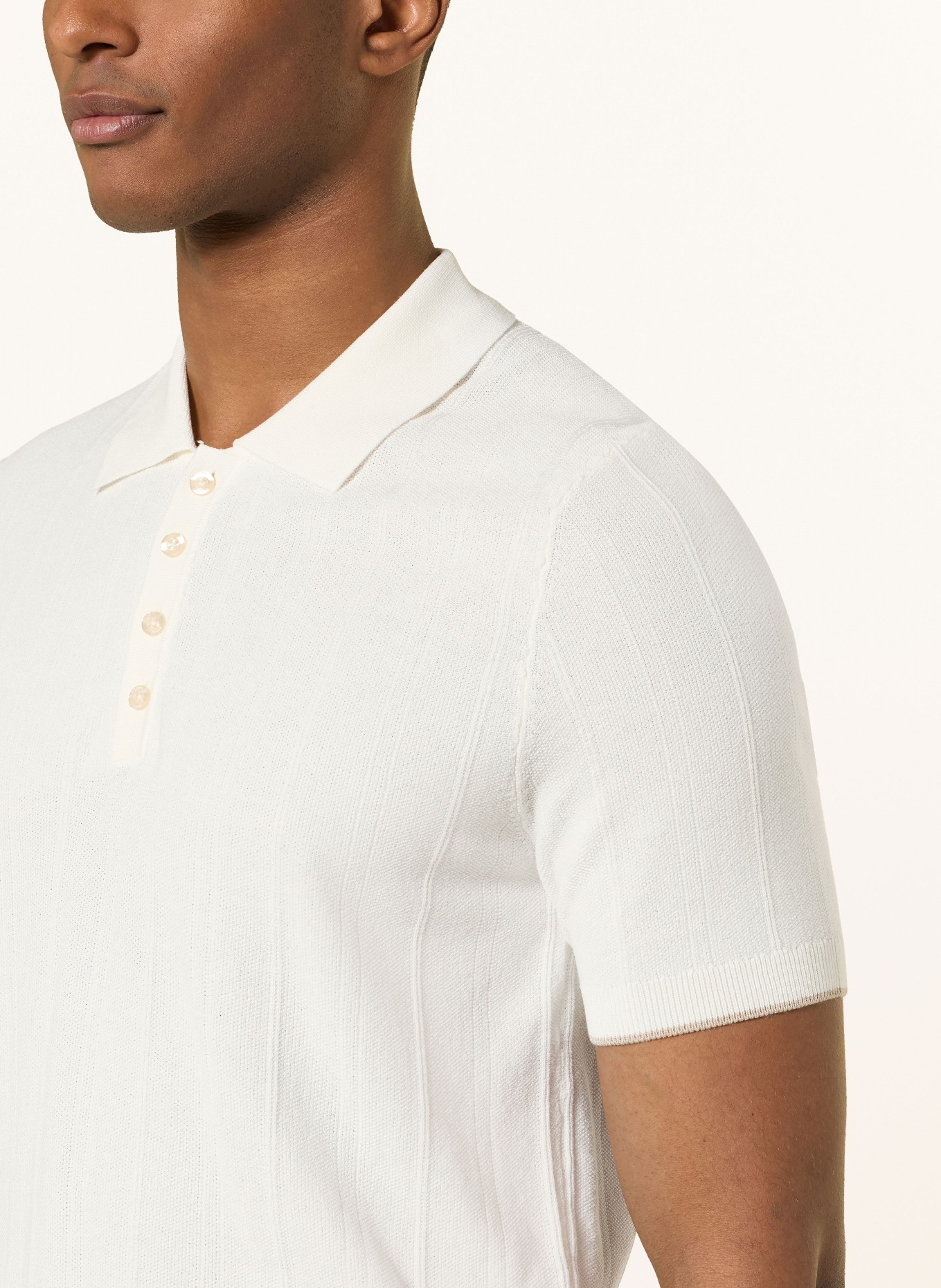 CINQUE Polo en maille CIGIO: BLANC