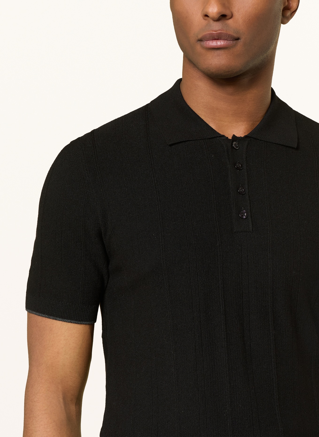 CINQUE Polo en maille CIGIO: NOIR