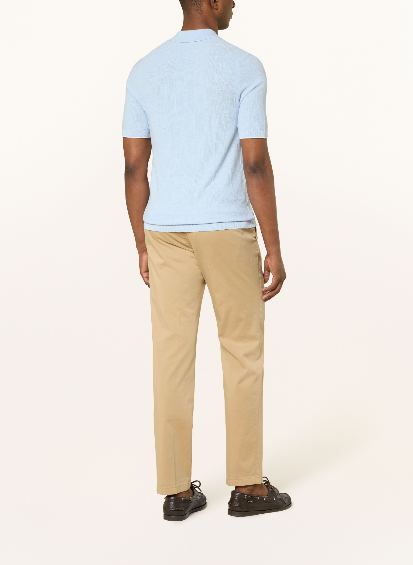 CINQUE Polo en maille CIGIO: BLEU CLAIR