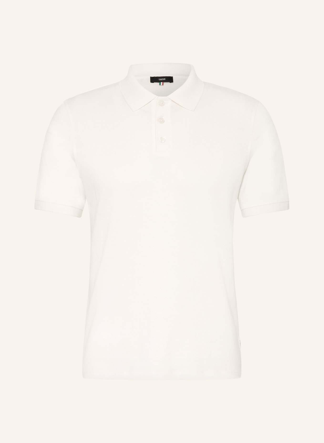 CINQUE CIBOLD Jersey Polo Shirt: CREAM