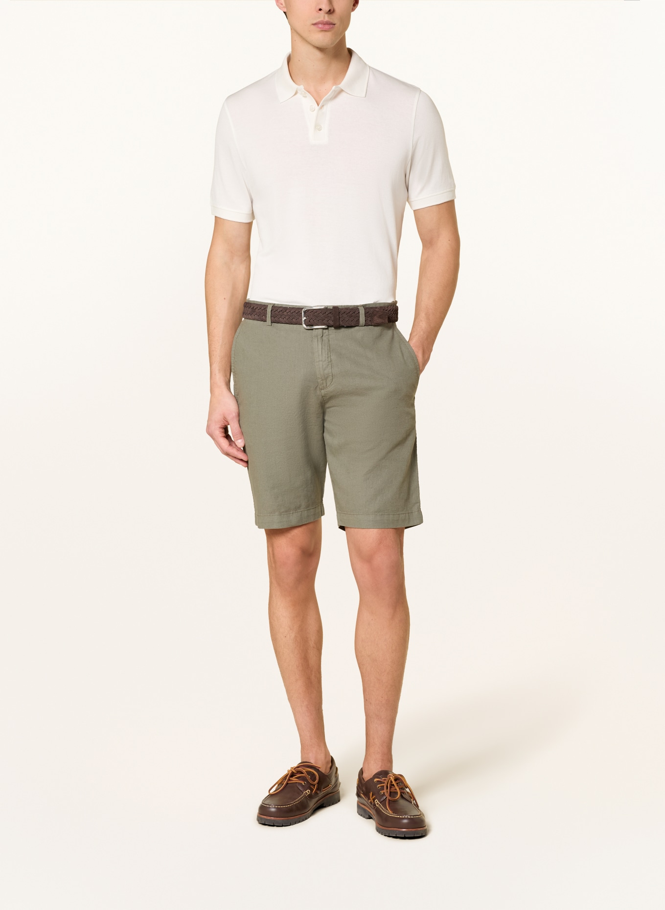 CINQUE CIBOLD Jersey Polo Shirt: CREAM