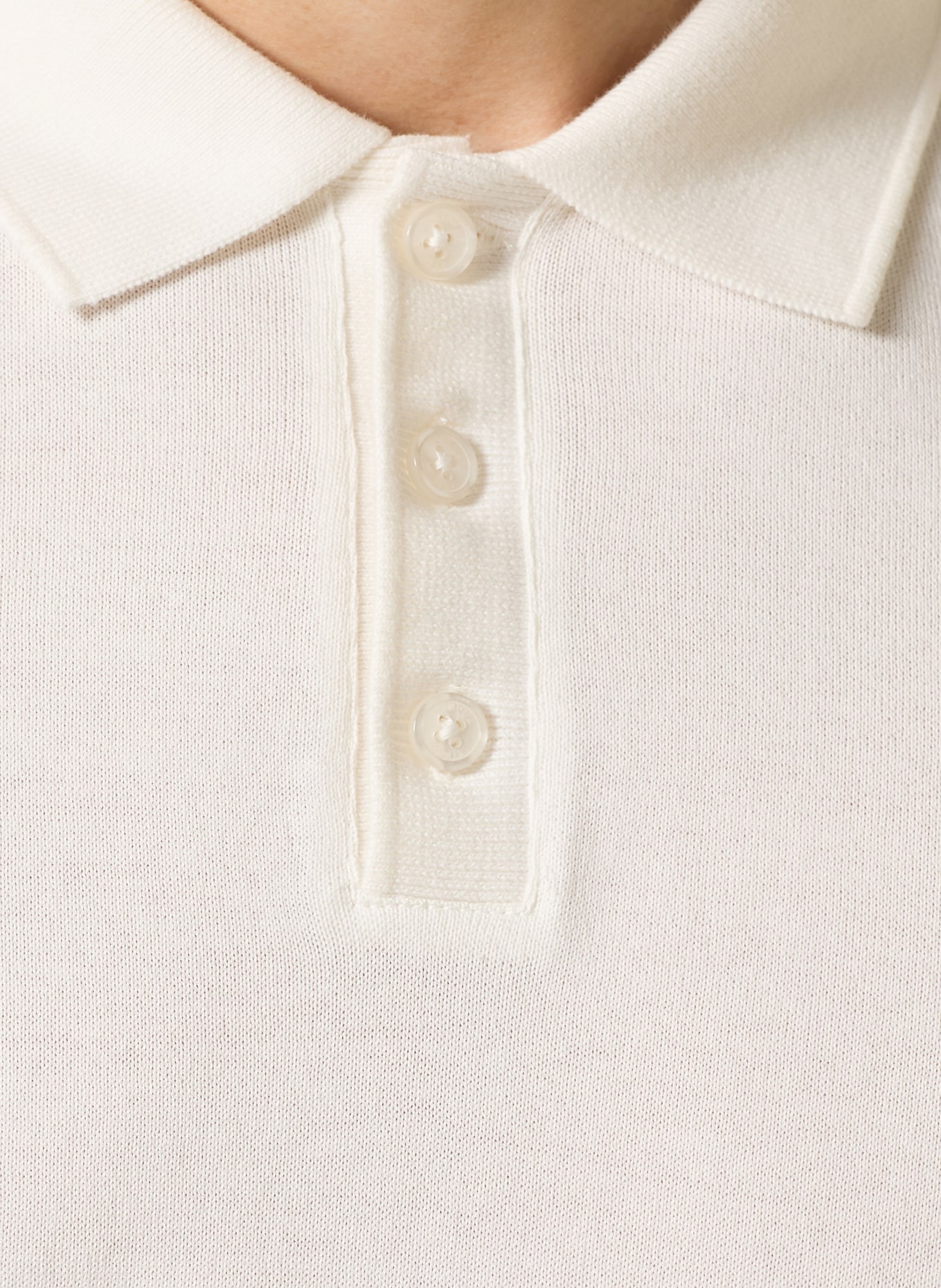 CINQUE CIBOLD Jersey Polo Shirt: CREAM