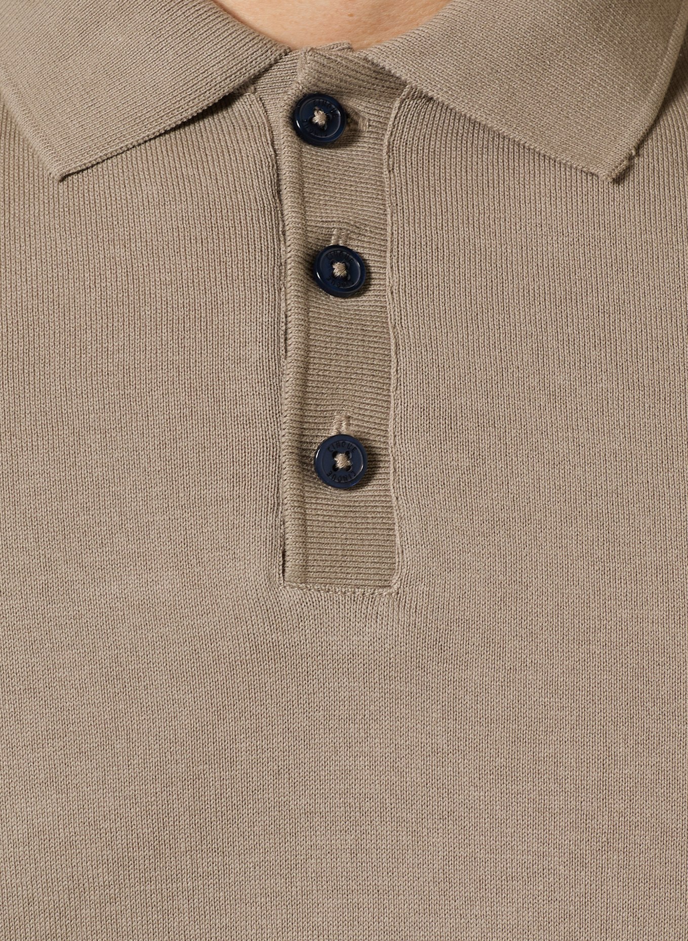 CINQUE CIBOLD Jersey Polo Shirt: BEIGE