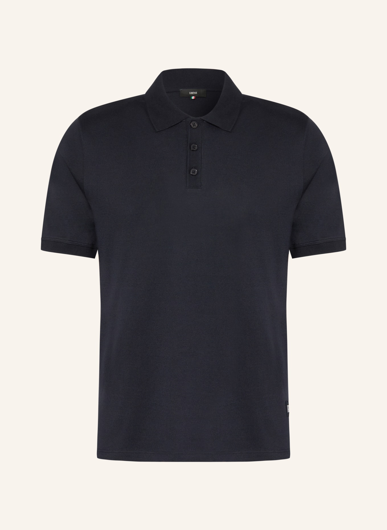 CINQUE CIBOLD Jersey Polo Shirt: DARK BLUE