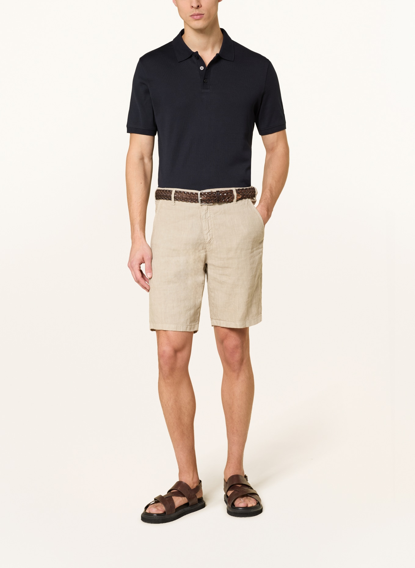 CINQUE CIBOLD Jersey Polo Shirt: DARK BLUE