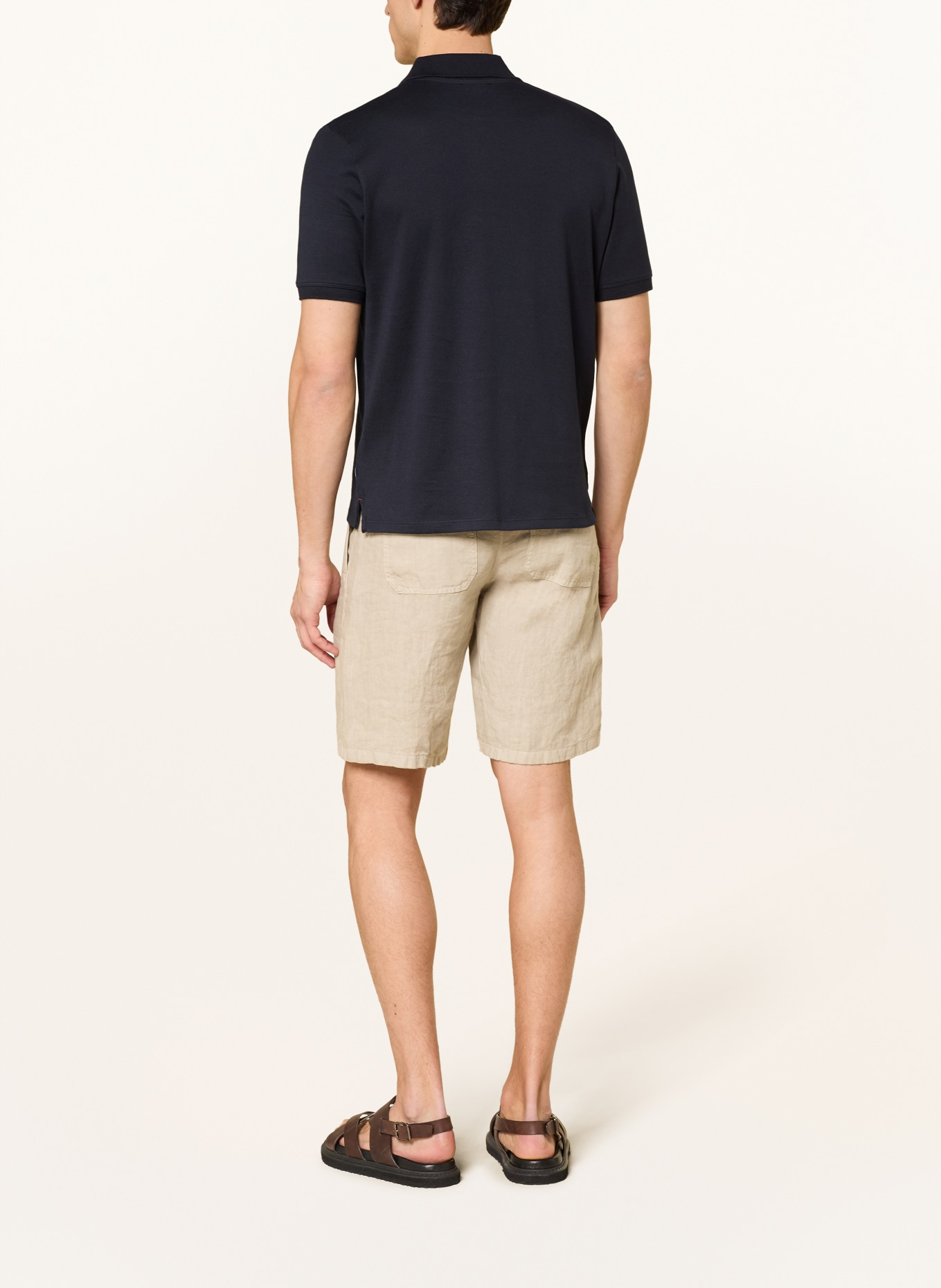 CINQUE CIBOLD Jersey Polo Shirt: DARK BLUE