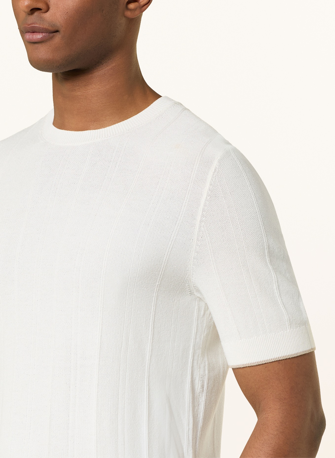 CINQUE Sweter z dzianiny CIGION: BIAŁY