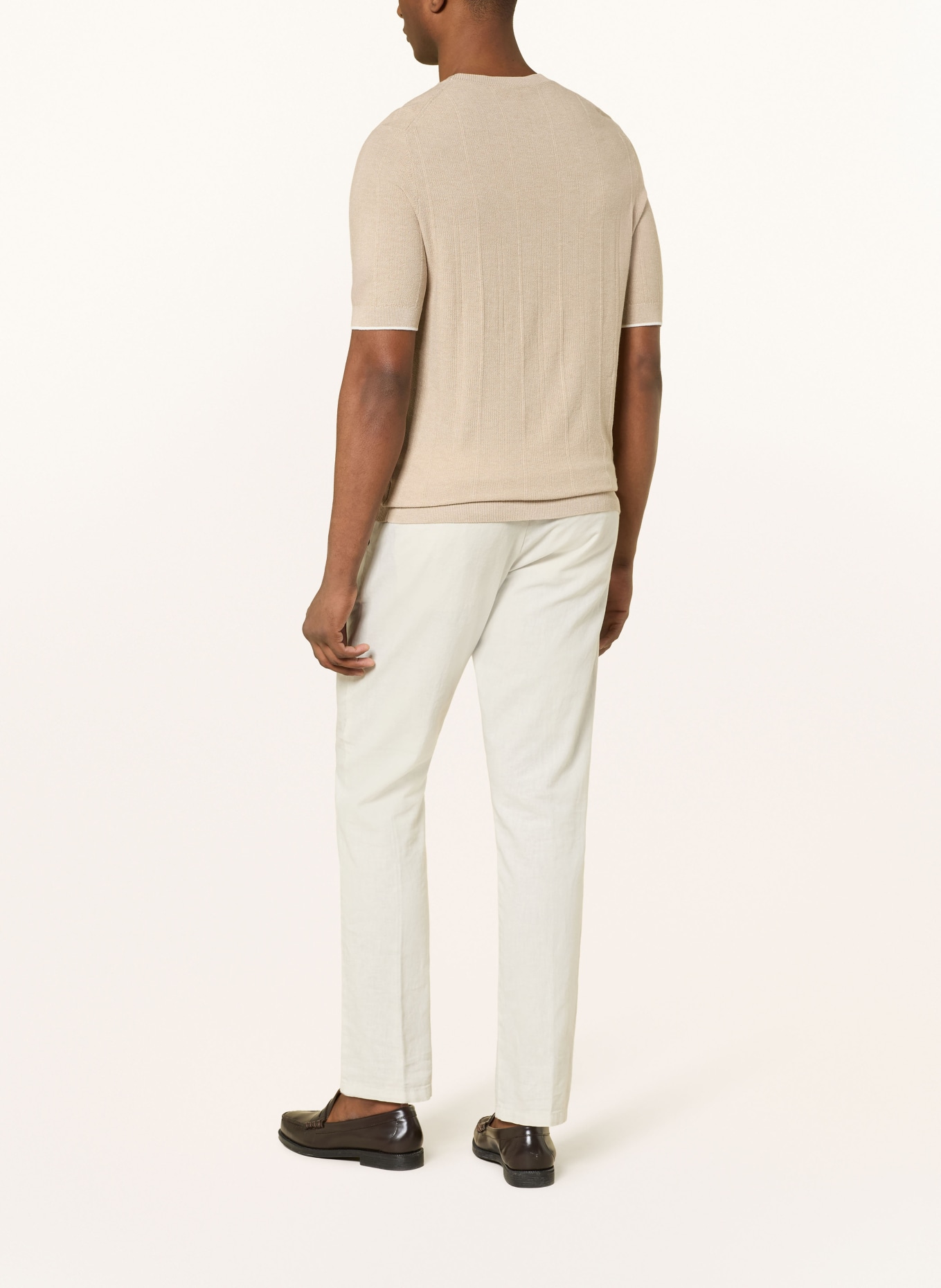 CINQUE T-shirt en maille CIGION: BEIGE