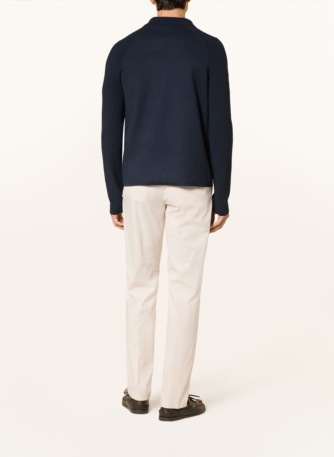 HILTL Chino coupe ajustée: CRÈME