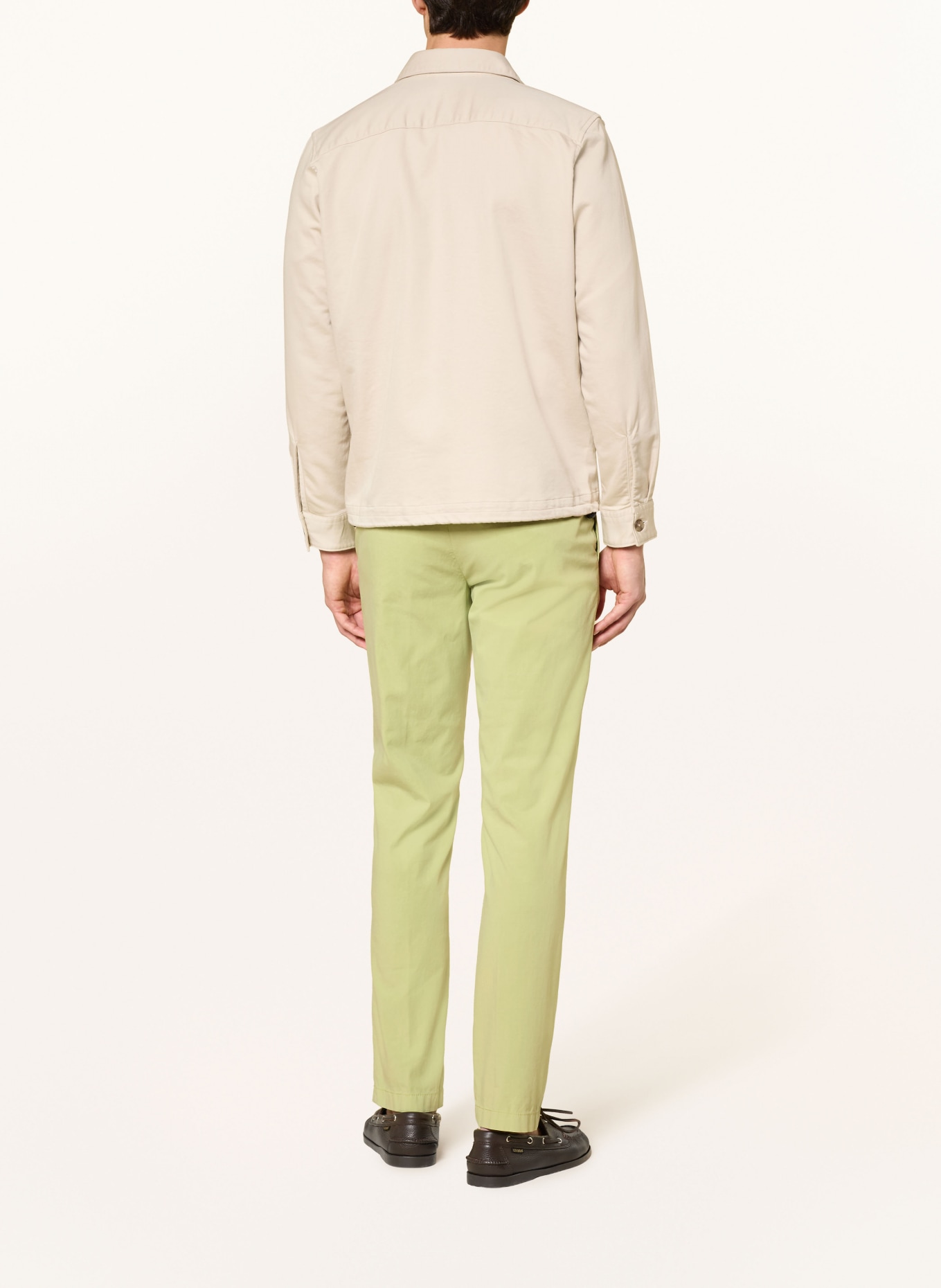 HILTL Slim-fit chinos: LIGHT GREEN