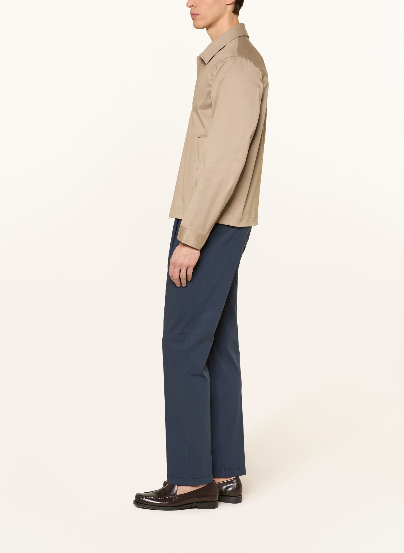 HILTL Chino Slim Fit: DUNKELBLAU