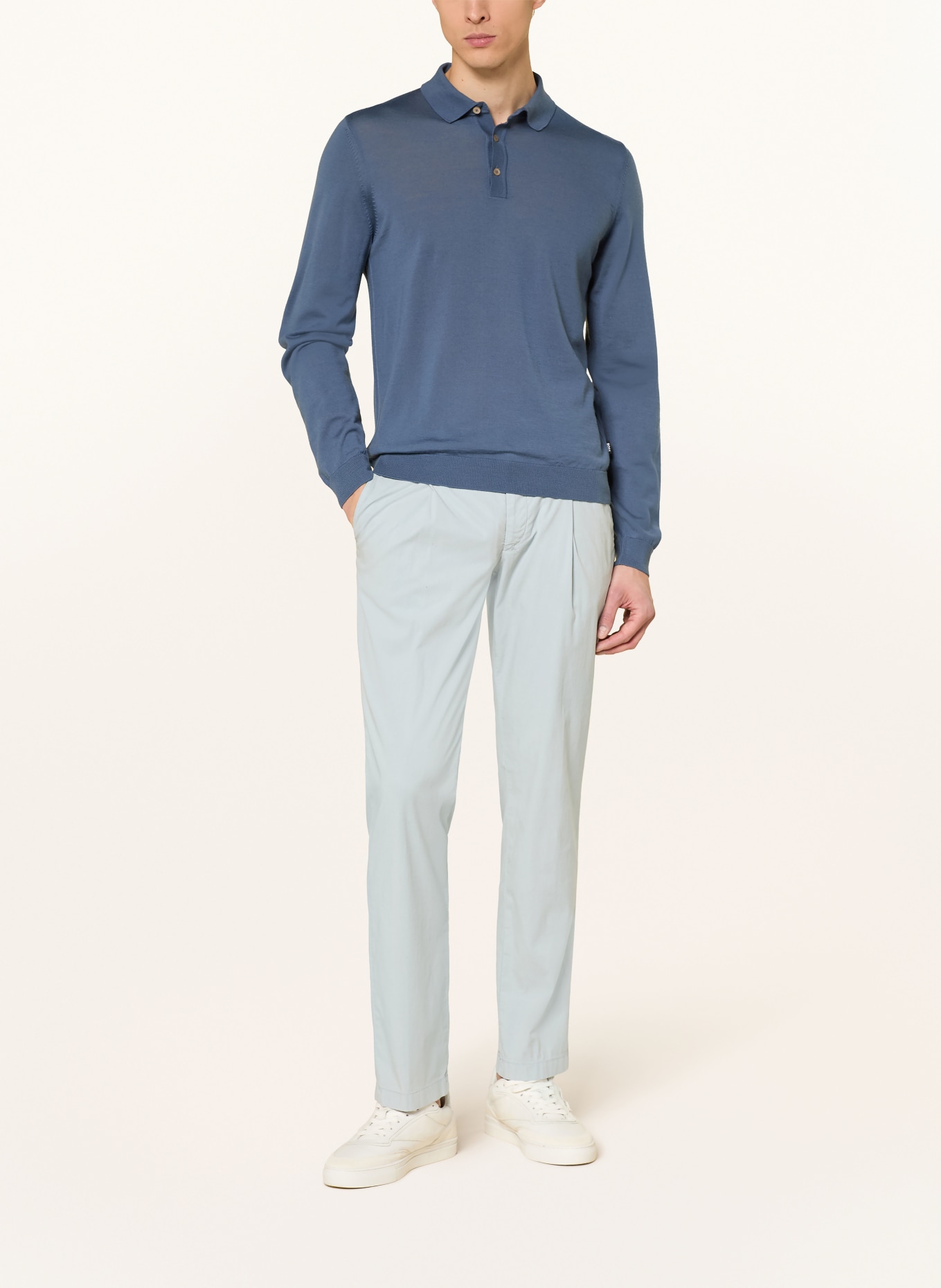 HILTL Slim-fit chinos: LIGHT BLUE